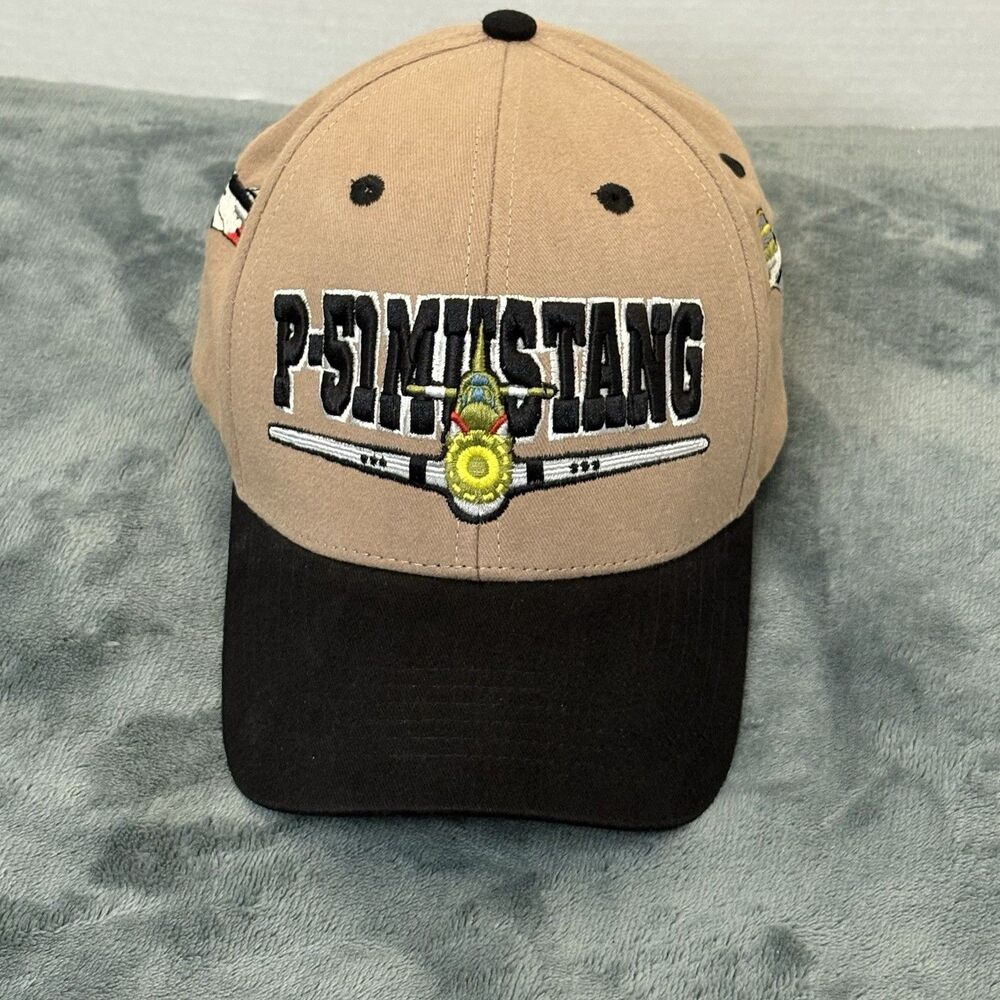 P-51 Mustang Commemorative Air Force Stitched Hat Keep ‘Em Flying God Bless USA
